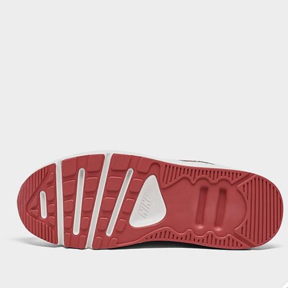 NEW NIKE AIR MAX 90 LV8 SE Platform Women's Sneakers Shoes White Red size 9 - Picture 7 of 8